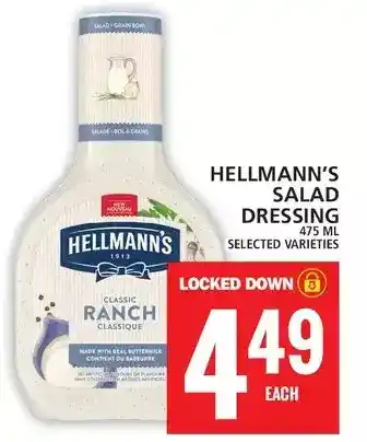 Food Basics Hellmann's salad dressing offer
