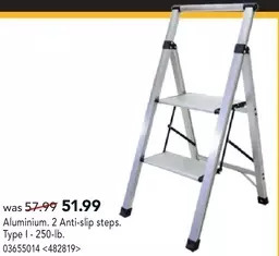 RONA Metaltech step stools aluminium offer