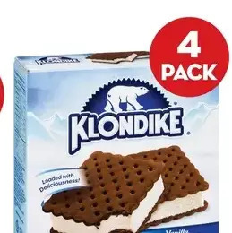Giant Tiger Klondike frozen desserts offer
