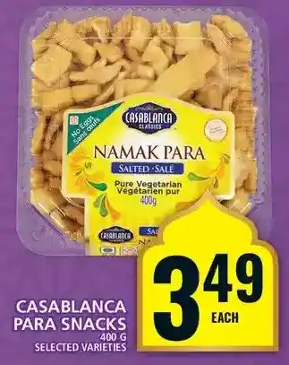 Food Basics Casablanca para snacks offer