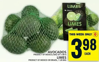 Food Basics Avocados | limes offer