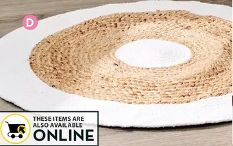 Giant Tiger Jute rug offer