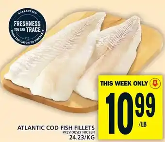 Food Basics Atlantic cod fish fillets offer
