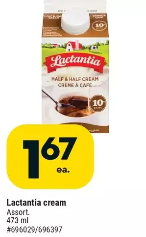 Giant Tiger Lactantia cream offer