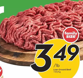 Sobeys Lean ground beef offer
