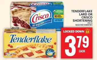 Food Basics Tenderflake lard or crisco shortening offer