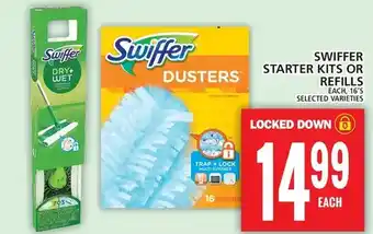Food Basics Swiffer starter kits or refills offer
