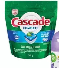 Giant Tiger Cascade dishwasher pods offer