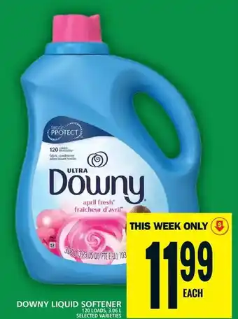 Food Basics Downy liquid softener offer
