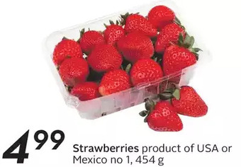 Sobeys Strawberries offer