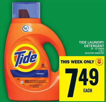 Food Basics Tide laundry detergent offer