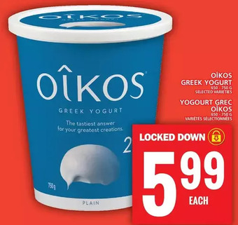 Food Basics Oîkos greek yogurt offer