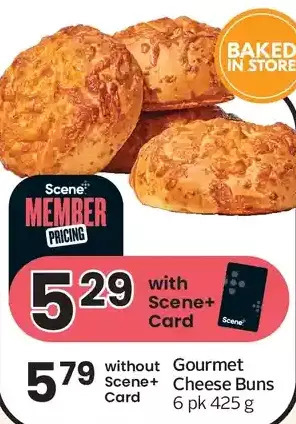 Sobeys Gourmet cheese buns offer