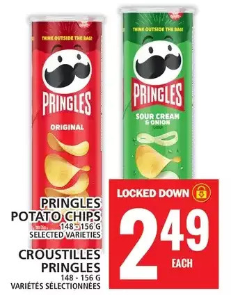 Food Basics Pringles potato chips offer