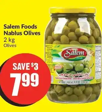 FreshCo Salem foods nablus olives offer