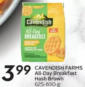 Sobeys Cavendish farms all-day breakfast hash brown offer