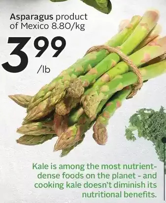 Sobeys Asparagus offer