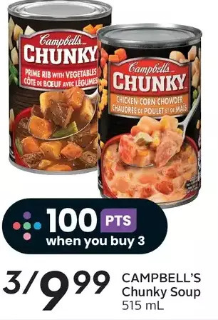 Sobeys Campbell's chunky soup offer