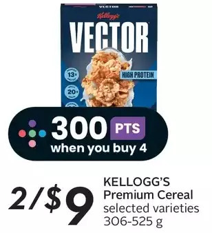 Sobeys Kellogg's premium cereal offer