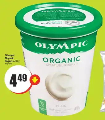 FreshCo Olympic organic yogurt offer