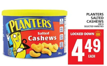 Food Basics Planters salted cashews offer
