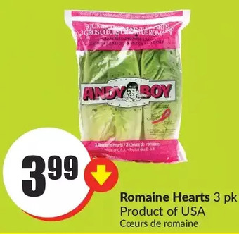 FreshCo Romaine hearts offer