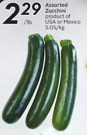 Sobeys Zucchini offer