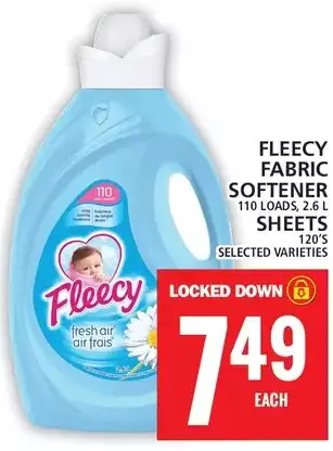 Food Basics Fleecy fabric softener | sheets offer