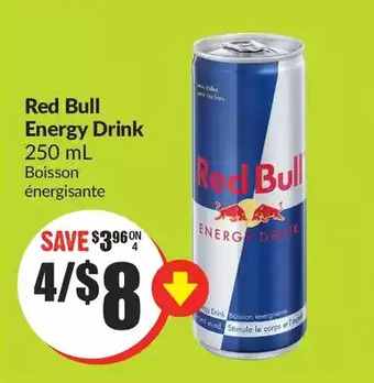 FreshCo Red bull energy drink offer
