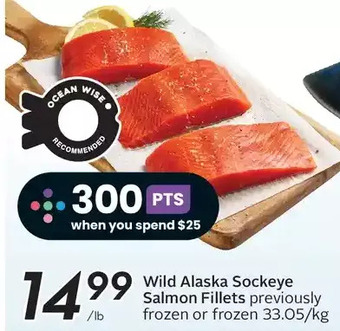 Sobeys Wild alaska sockeye salmon fillets offer
