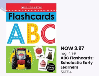 Babies 'R' Us Scholastic early learners: flashcards - abc - english edition offer