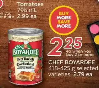 Sobeys Chef boyardee offer