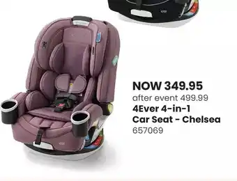 Babies 'R' Us Graco 4ever 4-in-1 car seat, chelsea offer