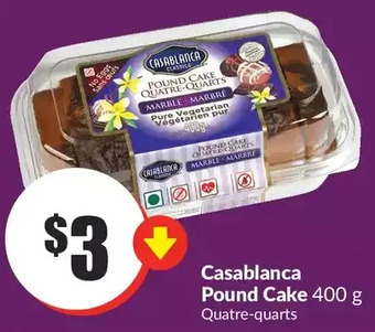 FreshCo Casablanca pound cake offer