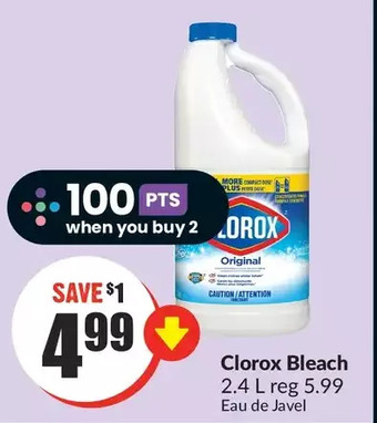 FreshCo Clorox bleach offer
