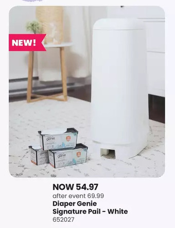 Babies 'R' Us Diaper genie signature pail - white offer
