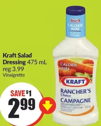 FreshCo Kraft salad dressing offer