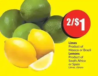 FreshCo Limes or lemons offer