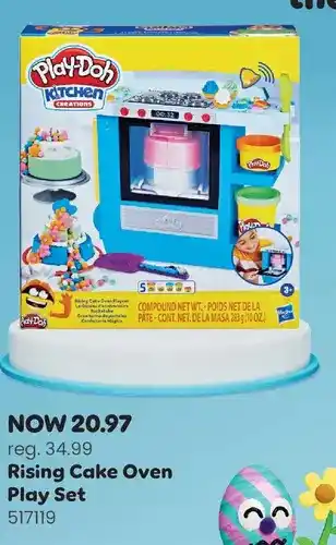 Toys R us Play-doh kitchen creations rising cake oven bakery playset offer