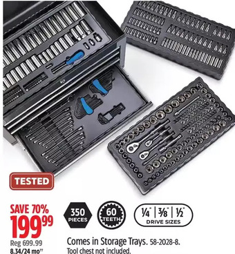 Canadian Tire Mastercraft general use socket sets offer