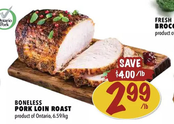 Farm Boy Boneless pork loin roast offer