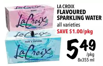 Farm Boy La croix flavoured sparkling water offer