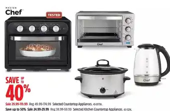 Canadian Tire Master chef countertop appliances | kitchen countertop appliances offer