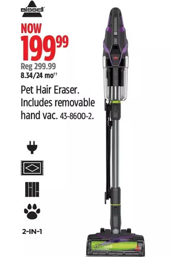 Canadian Tire Bissell pet hair eraser offer