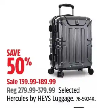 Canadian Tire Hercules by heys luggage offer