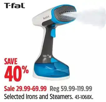 Canadian Tire T-fal irons and steamers offer