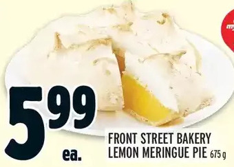 Metro Front street bakery lemon meringue pie offer