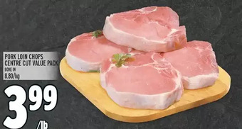 Metro Pork loin chops centre cut value pack offer