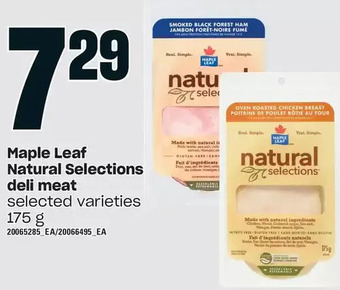 Loblaws Maple leaf natural selections deli meat offer