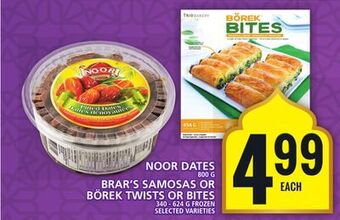 Food Basics Noor dates or brar's samosas or börek twists or bites offer